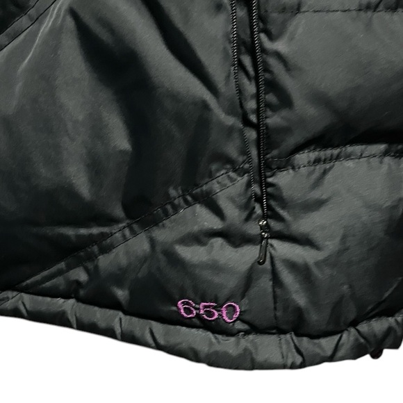 CABELA's Black/Purple 650 Fill Goose Down Puffer Vest Women’s 2XL EUC - Picture 3 of 11